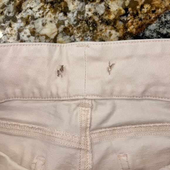 Women's Light Pink 5 Pocket Cotton/Spandex Denim Jeans - Size 8 (no tag) - Picture 7 of 8